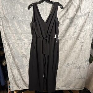 NWT Elegant‎ Black Jumpsuit cropped as wish